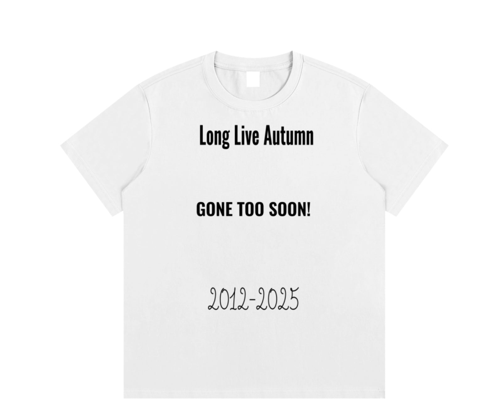 short. sleeve Autumn Paulson Memorial